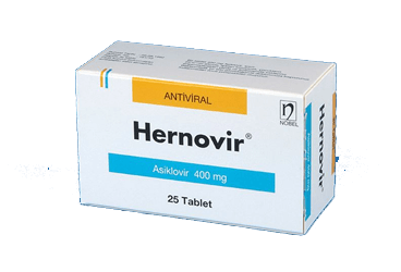 HERNOVIR 400 MG 25 TABLET